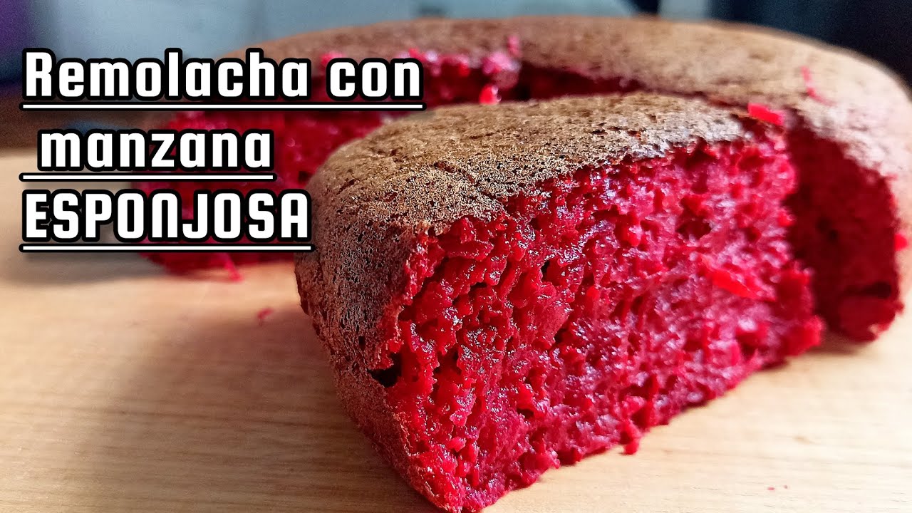 Sin horno! Torta de remolacha con manzana SALUDABLE super facil