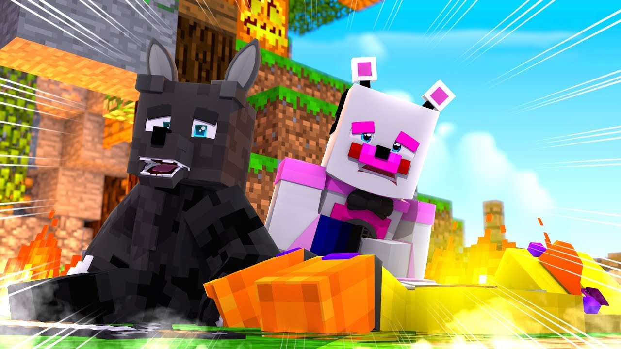 Funtime Freddy FAILS at Bed Wars! Minecraft FNAF Roleplay