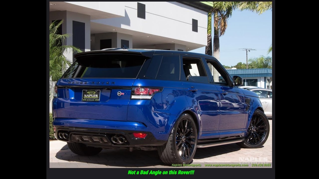 2016 Land Rover Range Rover Sport SVR at Naples Motorsports with Eric Matthews