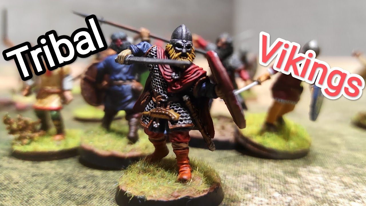 Tribal. Трайбл. Battle report. wargame. Vikings.
