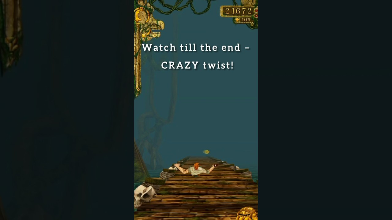 How did I survive THIS?!#TempleRun2#ytshorts  #MobileGames#EndlessRunner #Shorts#gaming#HighScore