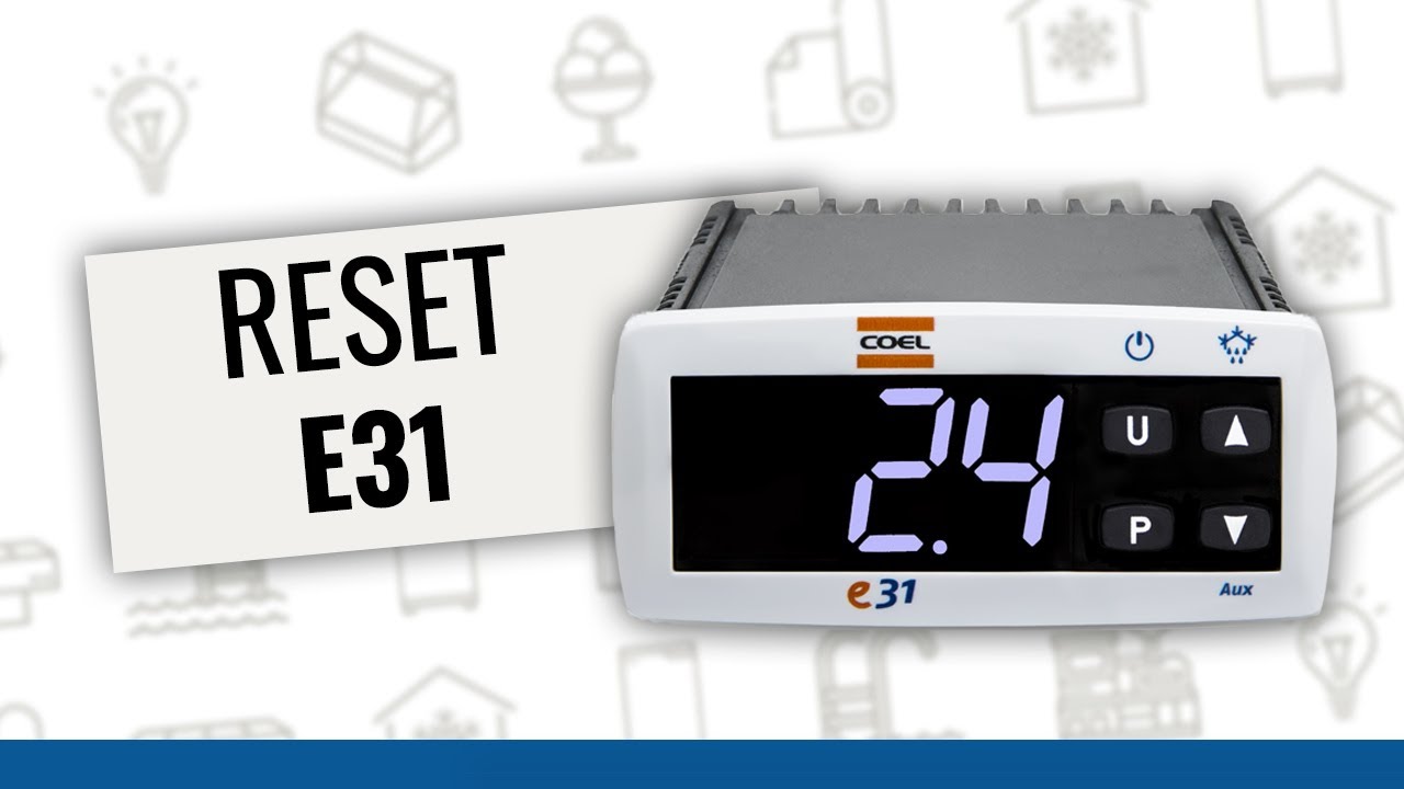 [Español] Controlador Coel E31 - reset de fábrica