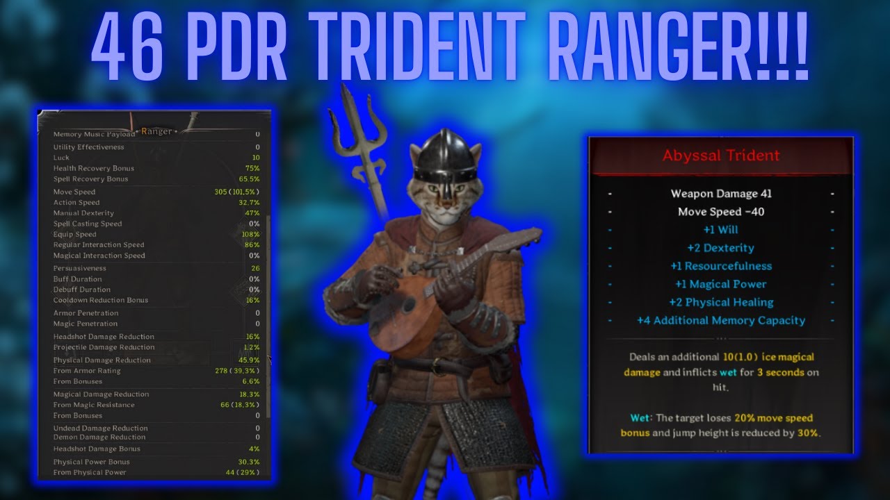 Running A BIS Trident PDR Ranger Kit | Dark and Darker |