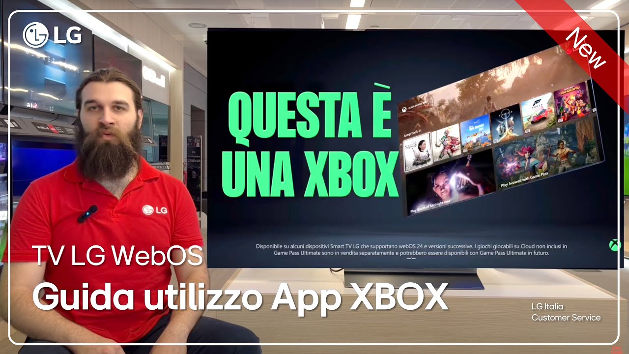 TV LG | La tua TV LG &egrave; una Xbox | Guida utilizzo Applicazione Xbox