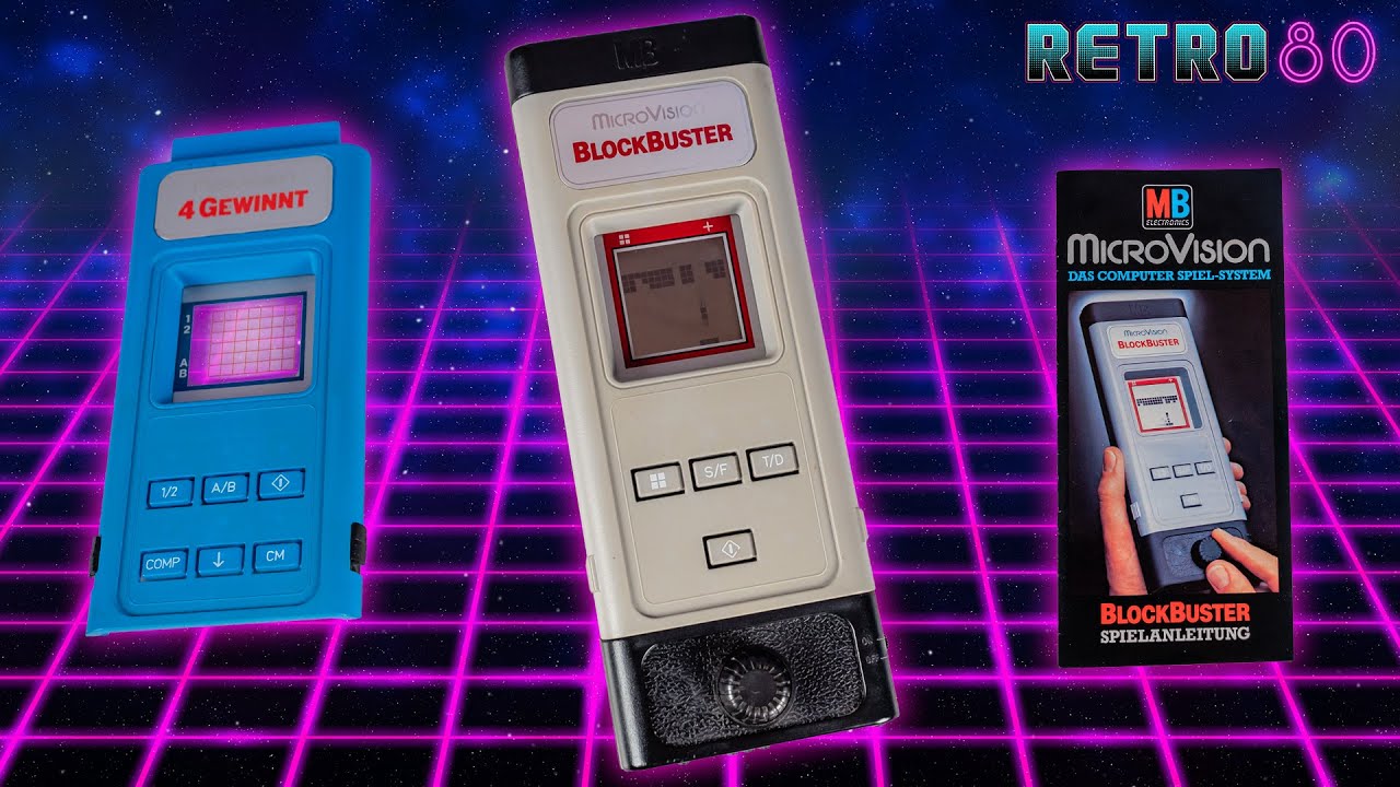 Retro80 #42 🕹️ MB MicroVision Spielekonsole