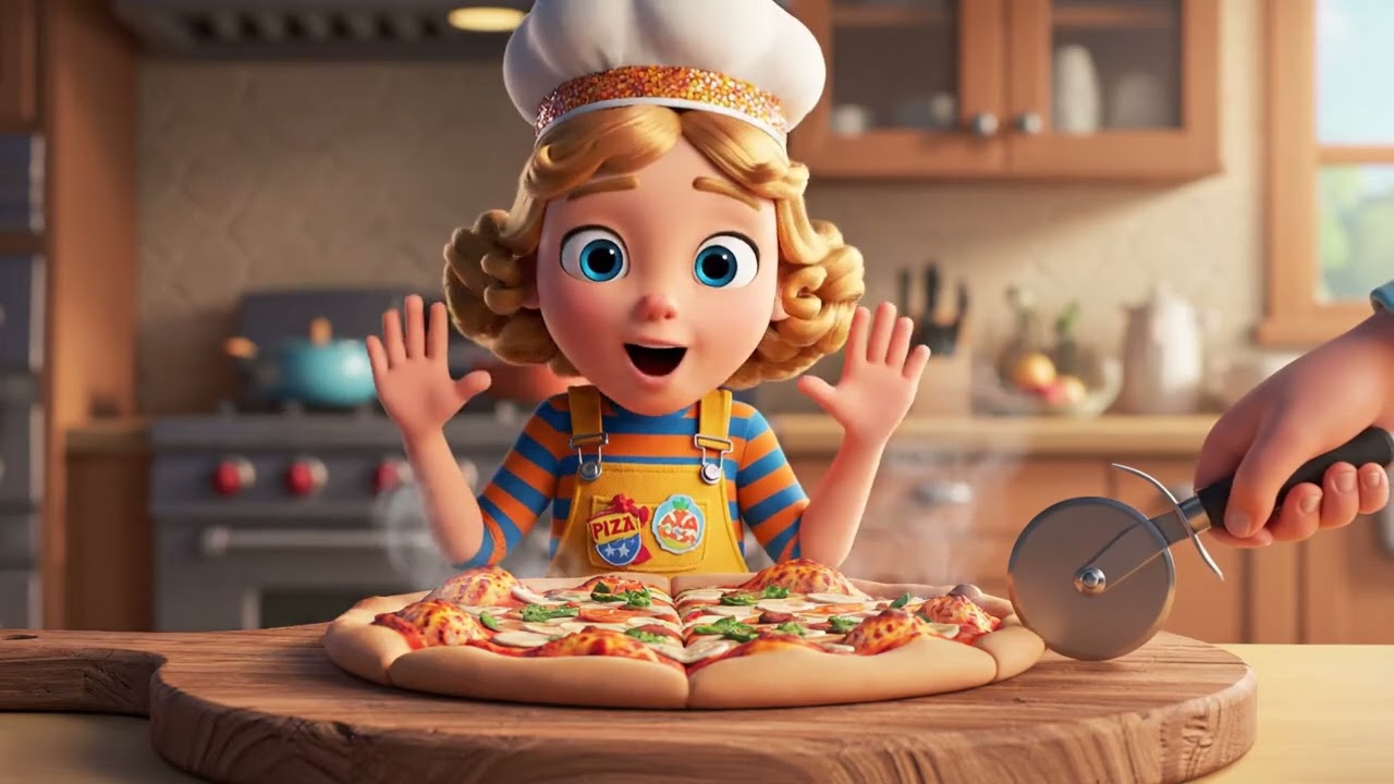 Penelope Cooks Pizza! Fun Kids Edutainment Adventure