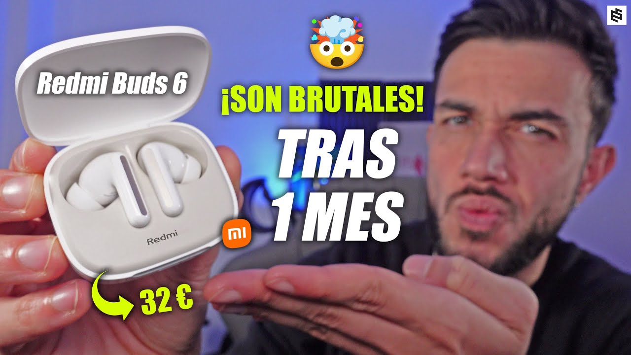 Lo TIENEN TODO!🤯Xiaomi REDMI BUDS 6: Review TRAS 1 MES