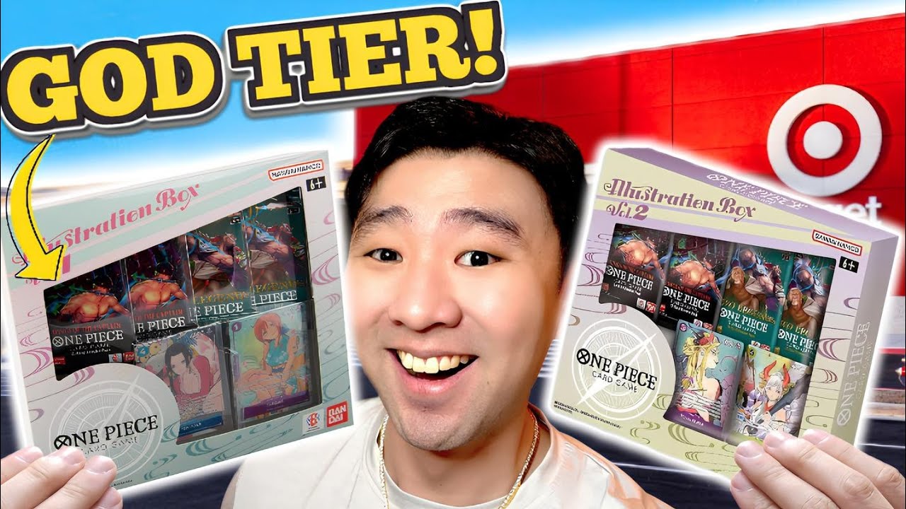 I Found the BEST One Piece Cards at Target NOW! OPENING ILLUSTRATION BOX VOL 1&2!