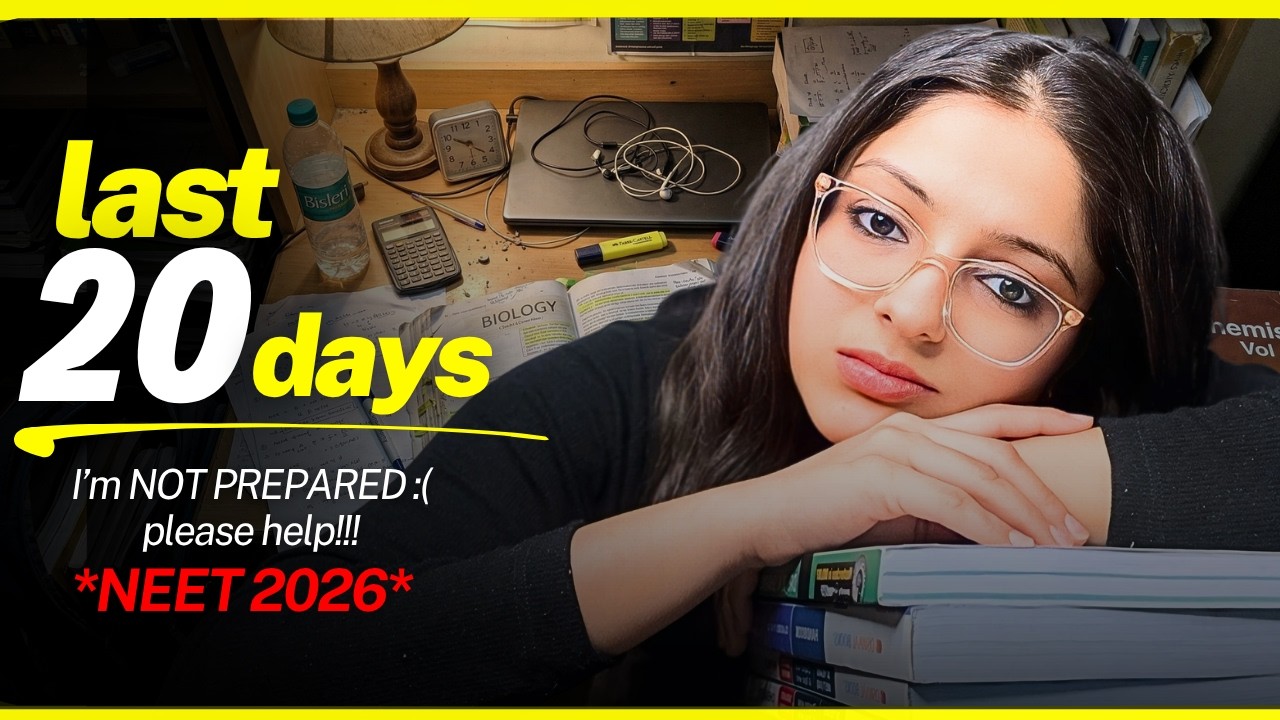 You&rsquo;re Wasting Your Last 20 Days of NEET 2026 ?? | Watch THIS before its *too LATE*