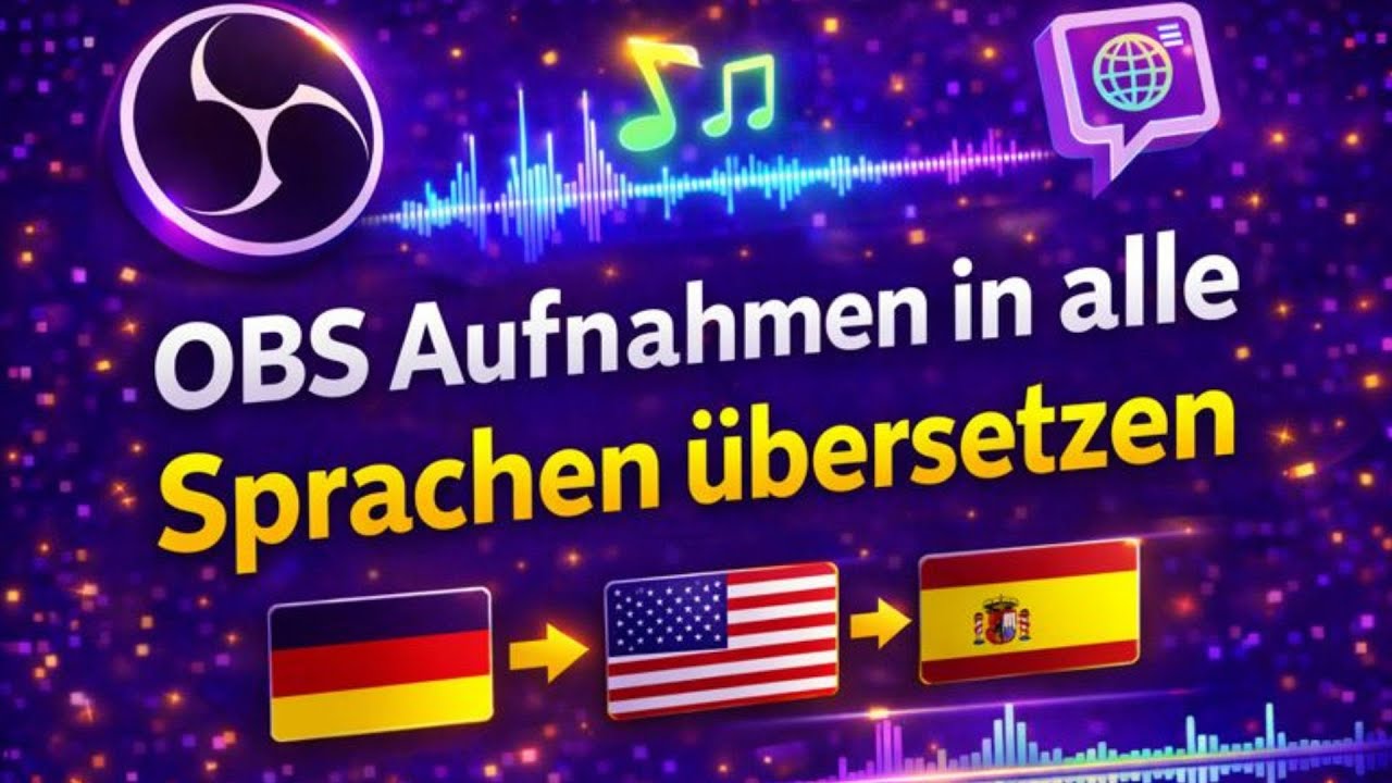 Mehrsprachige Videos mit OBS aufnehmen und automatisch erstellen