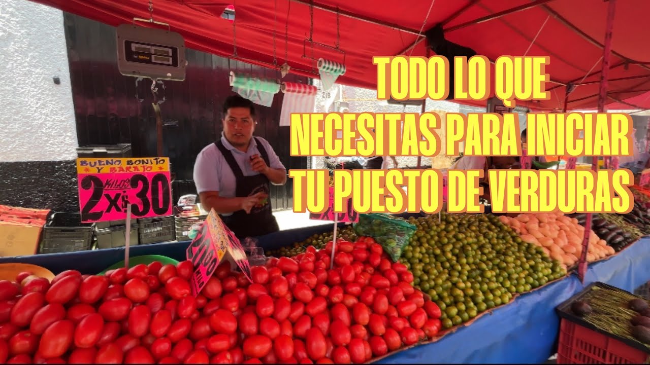 “Cosas basicas para arrancar un puesto de verdura y vender ya” ✅ (te dejo la lista) 