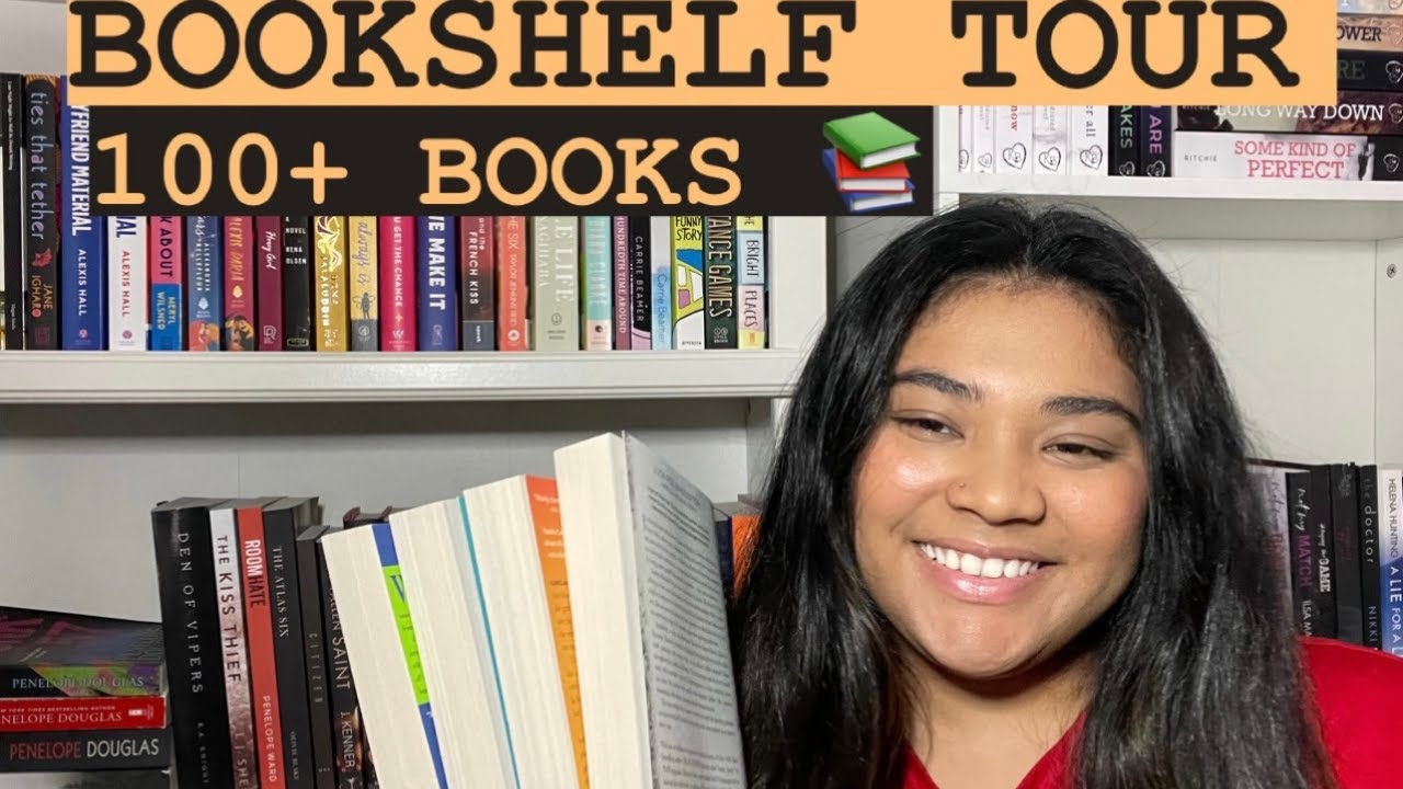 BOOKSHELF TOUR - every book I own (100+ books)