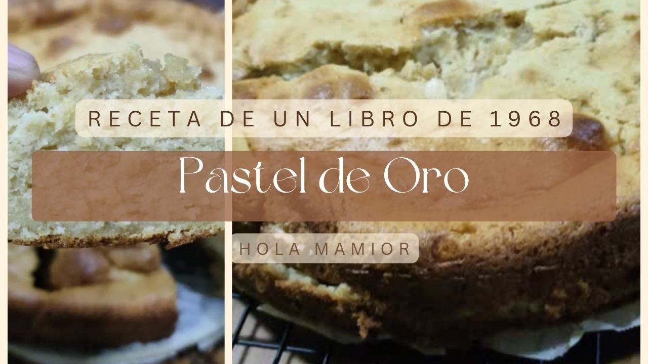 Probando una Receta de Cake de Oro de 1968