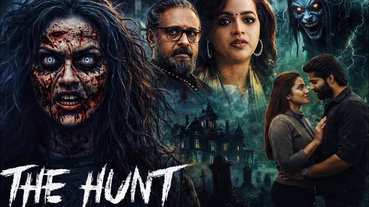 HORROR Release : THE HUNT Latest South BLOCKBUSTER 2025 New Hindi Dubbed Sauth Movi 4K Bhavana Renji