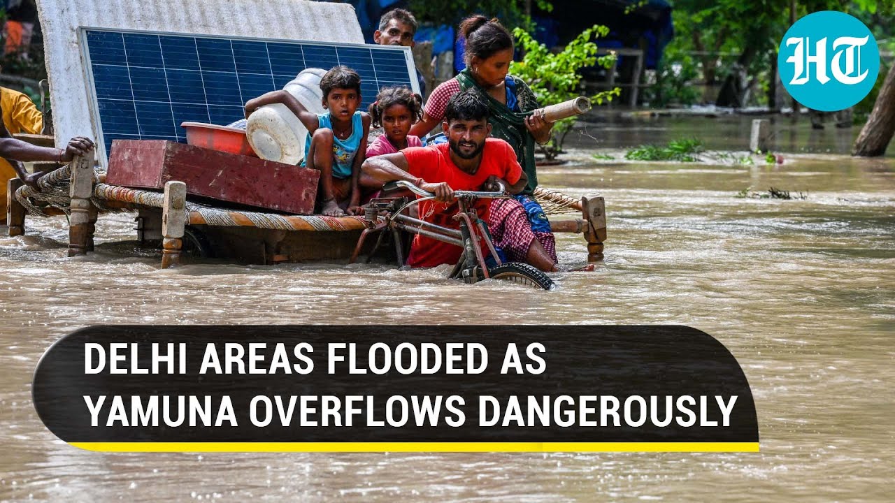 Yamuna Floods Delhi; Thousands Evacuated, Roads Submerged | Kejriwal Sends S.O.S To Amit Shah