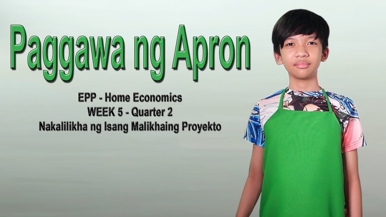 Paggawa ng Apron