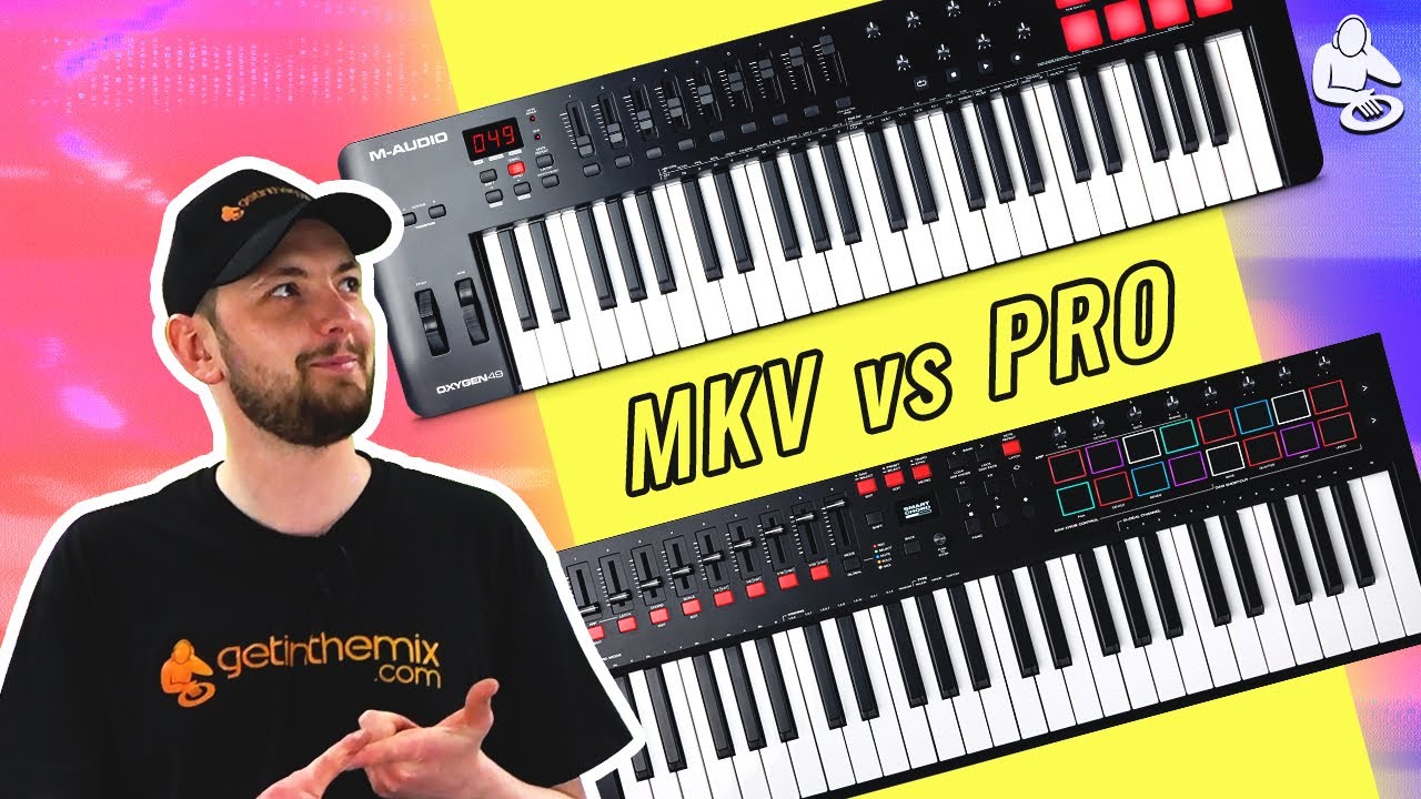 M-Audio Oxygen PRO или Oxygen MKV — какой из них выбрать? | Полное сравнение функций!