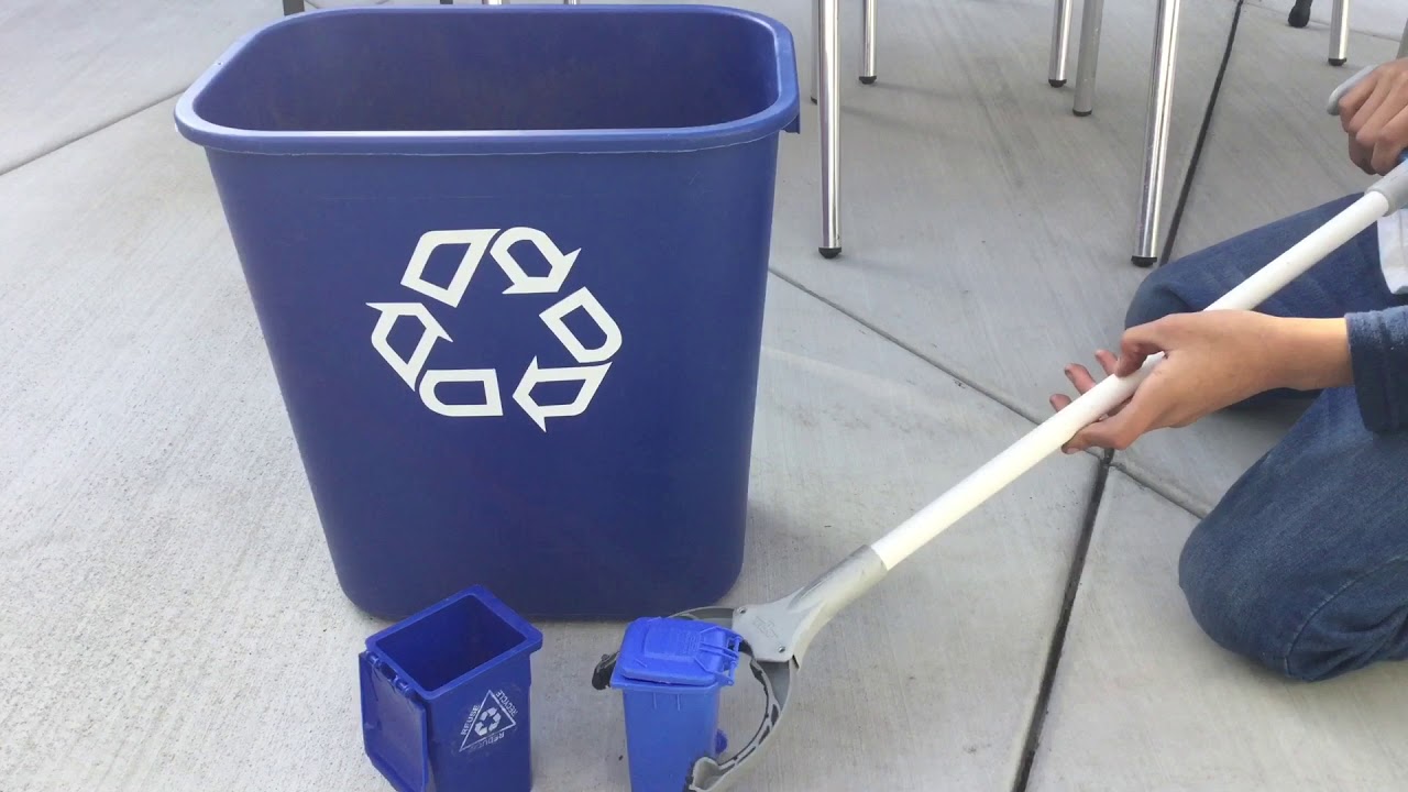 The Recycle Of Trash Day WIth Mini Bins.