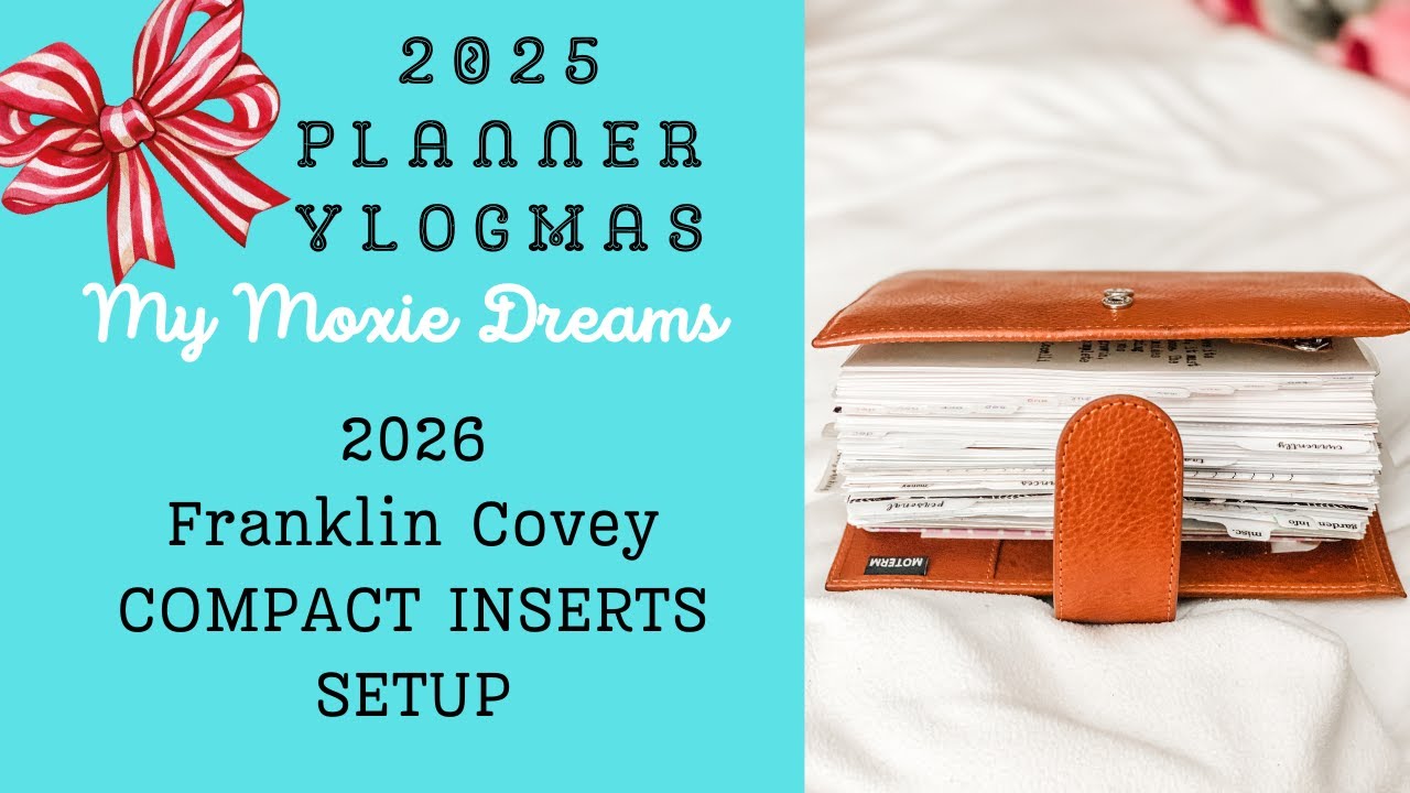 VLOGMAS | Вкладыши 2026 | FC Compact | Moterm Luxe Caramel | Вкладыши FC #vlogmas2025