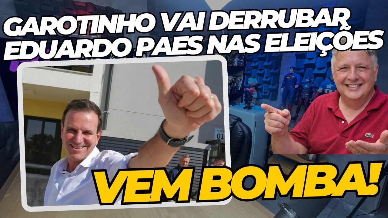 Garotinho promete bomba para derrubar Eduardo Paes nas eleições