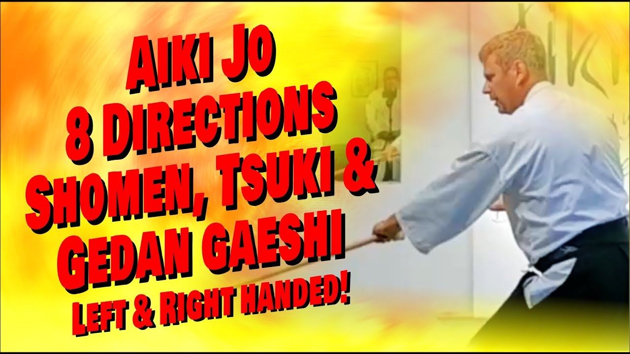 AIKIDO JO | 8 DIRECTIONS |  SHOMEN, TSUKI, GEDAN GAESHI