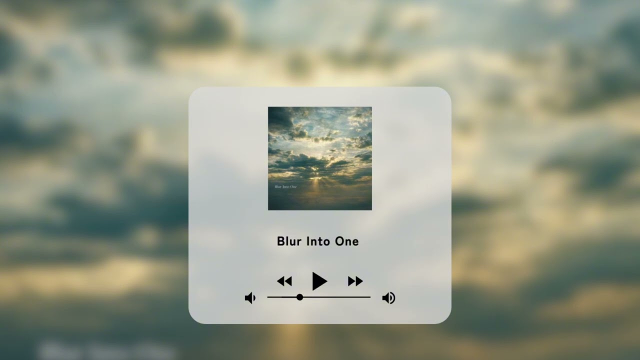 Blur Into One 
