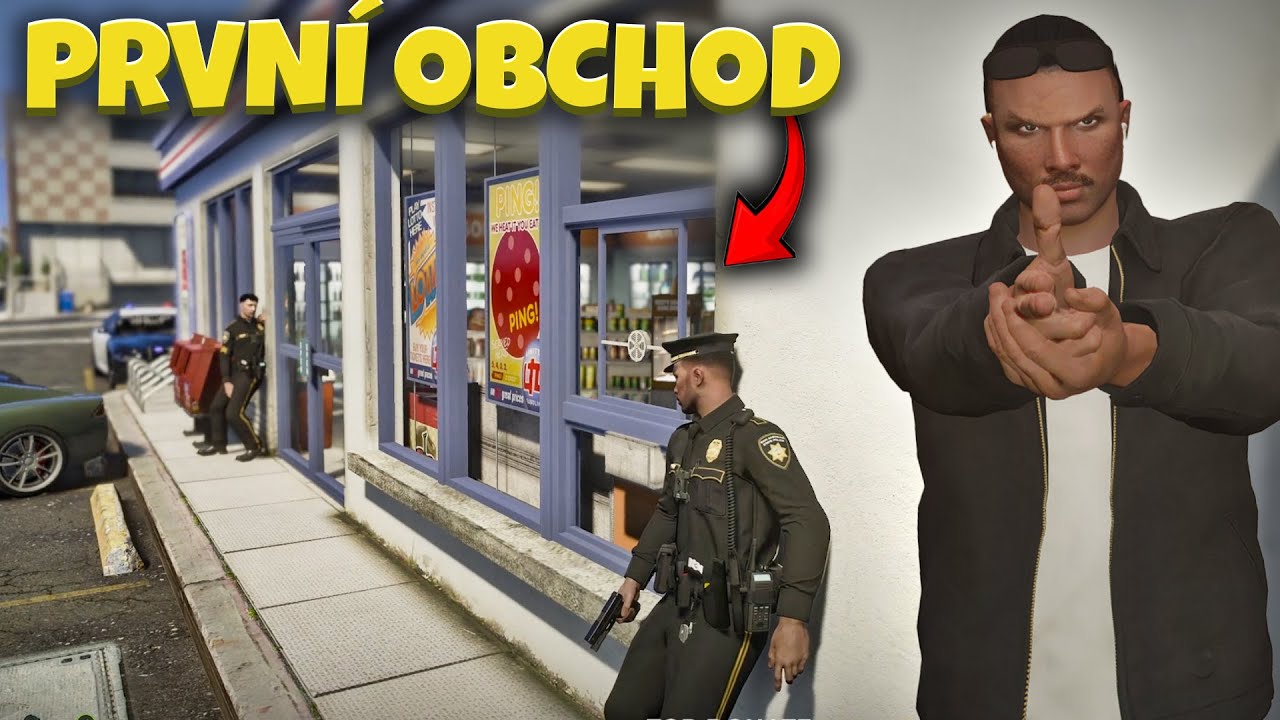 Moje PRVNÍ Sámoška (málem to dopadlo špatně) 💀 |👮🏽‍♂️ Leroy Chambers #4👮🏽‍♂️| GenK GTA Roleplay
