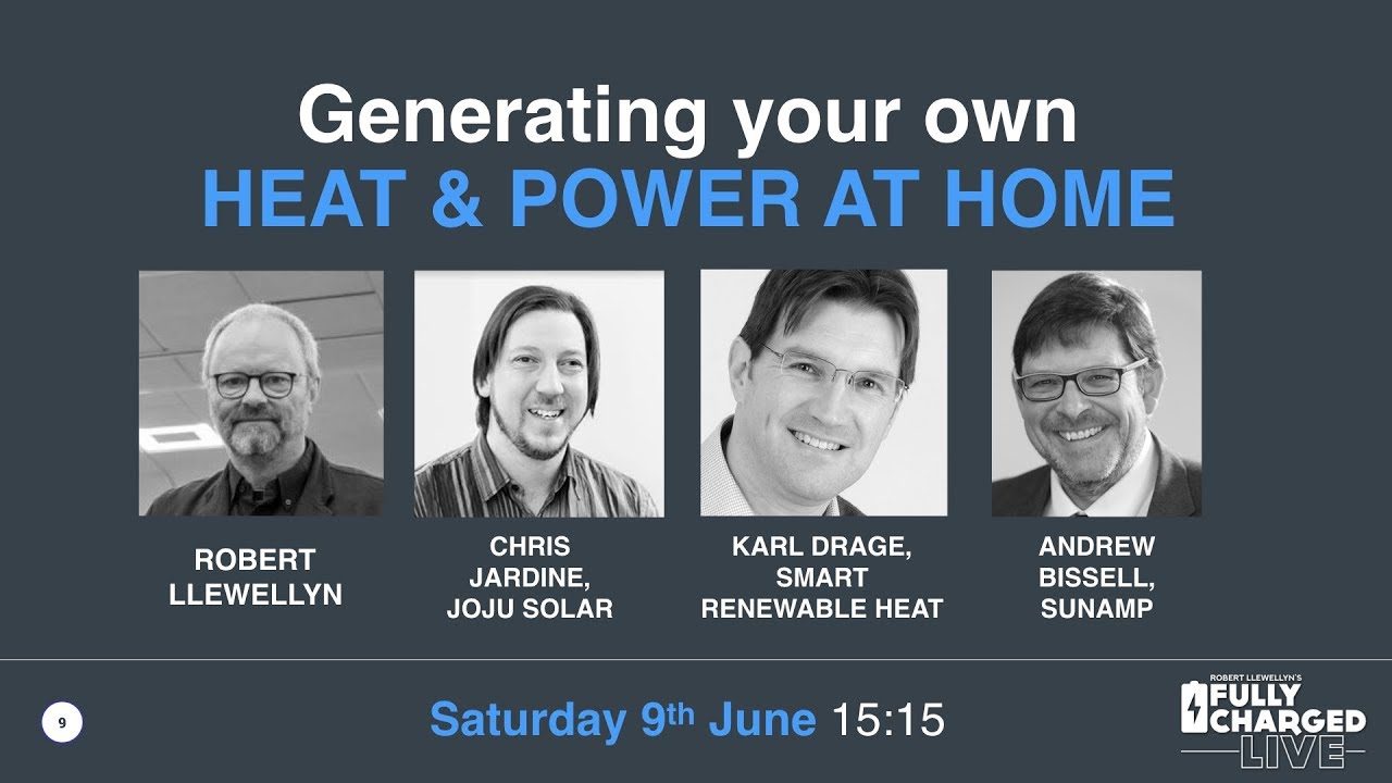 Generating heat & power at home | Fully Charged Live 2018 Talk 8