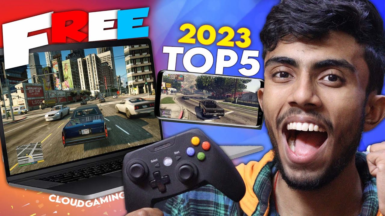 TOP 5 Free! Cloud Gaming Platform in India 2023🔥 - Play GTA5 & AAA Games For Free Try Now