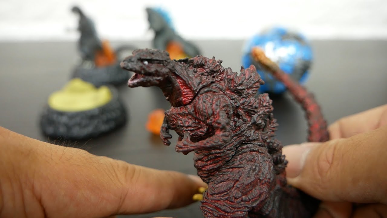 Godzilla King of Monsters HG D+ mini figure cupsule toy Gashapon Unboxing
