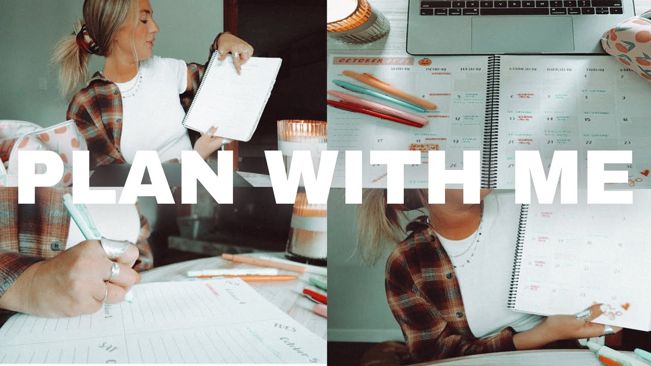 NURSING SCHOOL PLAN WITH ME | how I stay organized as a nursing student