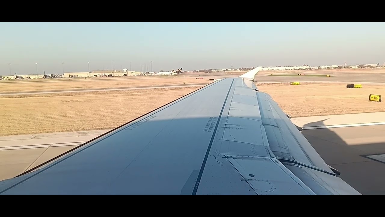 American Airlines takeoff from Dallas to San Diego