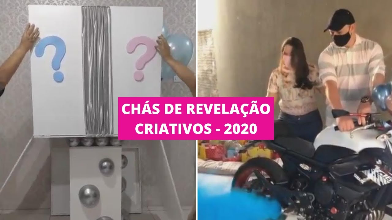 OS CHÁS DE REVELAÇÃO MAIS CRIATIVOS DE 2020