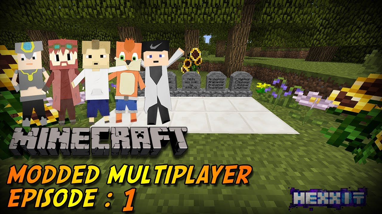 Minecraft Hexxit Episode 1 - لقد ماتوا جميعا