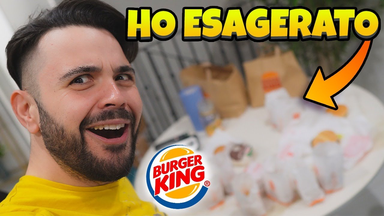 Una Quintalata di BURGER KING, Cena Super IGNORANTE !