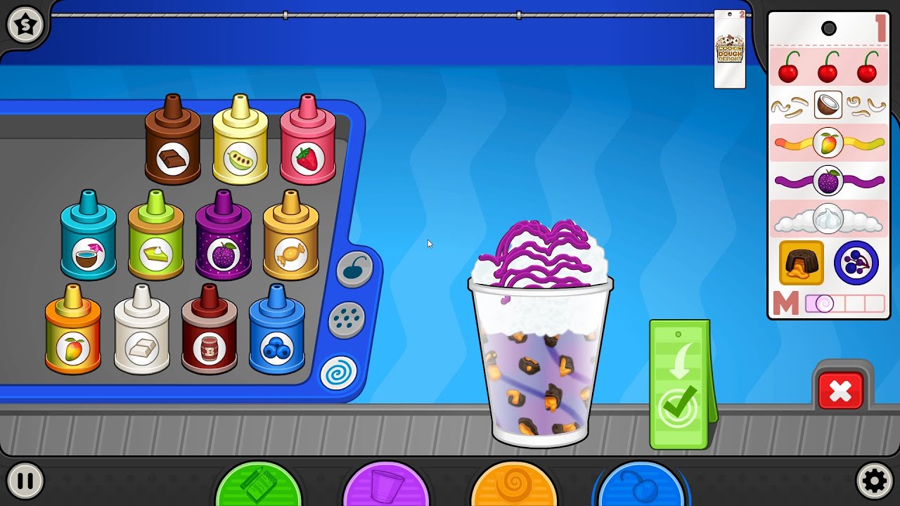 Papa's Freezeria Deluxe #16 - All Sauces Unlocked