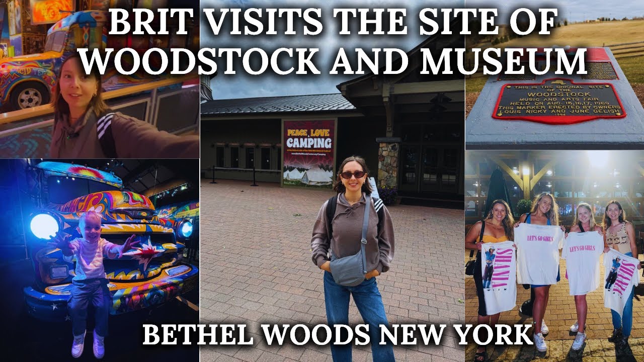 Brit visits the site of Woodstock 1969 | Upstate New York | Bethel Woods Center of the Arts | Amber