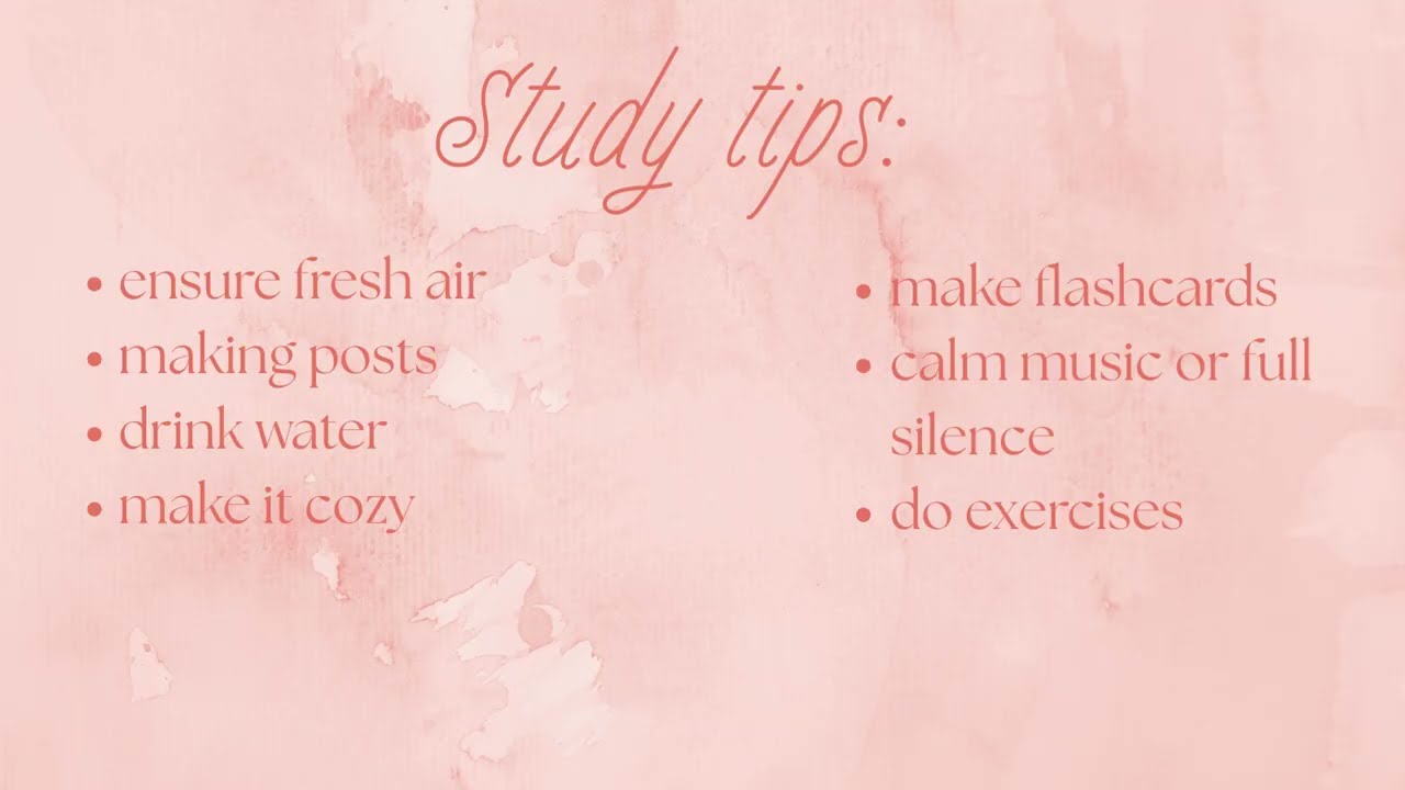 Study timer + Study tips