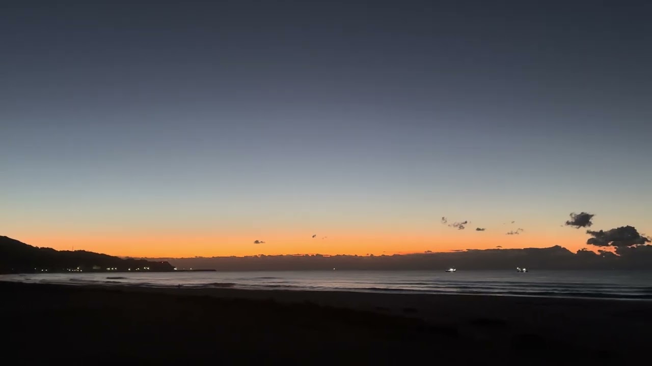 【千葉県御宿町】2026/1/23(金)am6:05#御宿海岸 #sunrise #景色綺麗 #波音