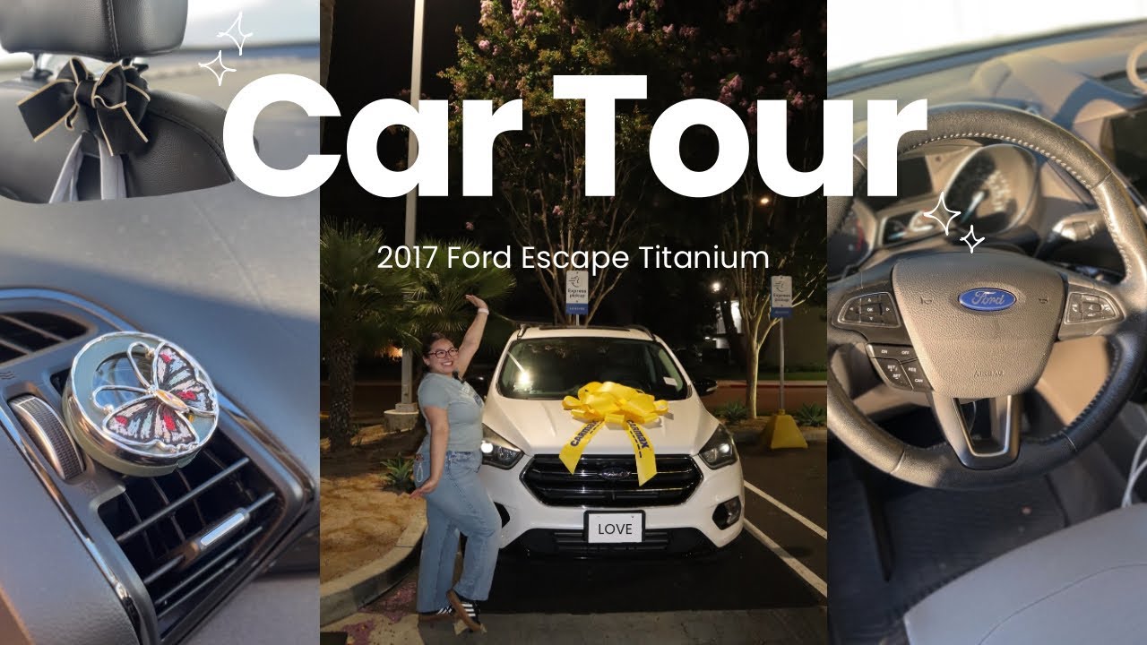 CAR TOUR 🚗 2017 Ford Escape Must-Have Essentials & more! ⭐️