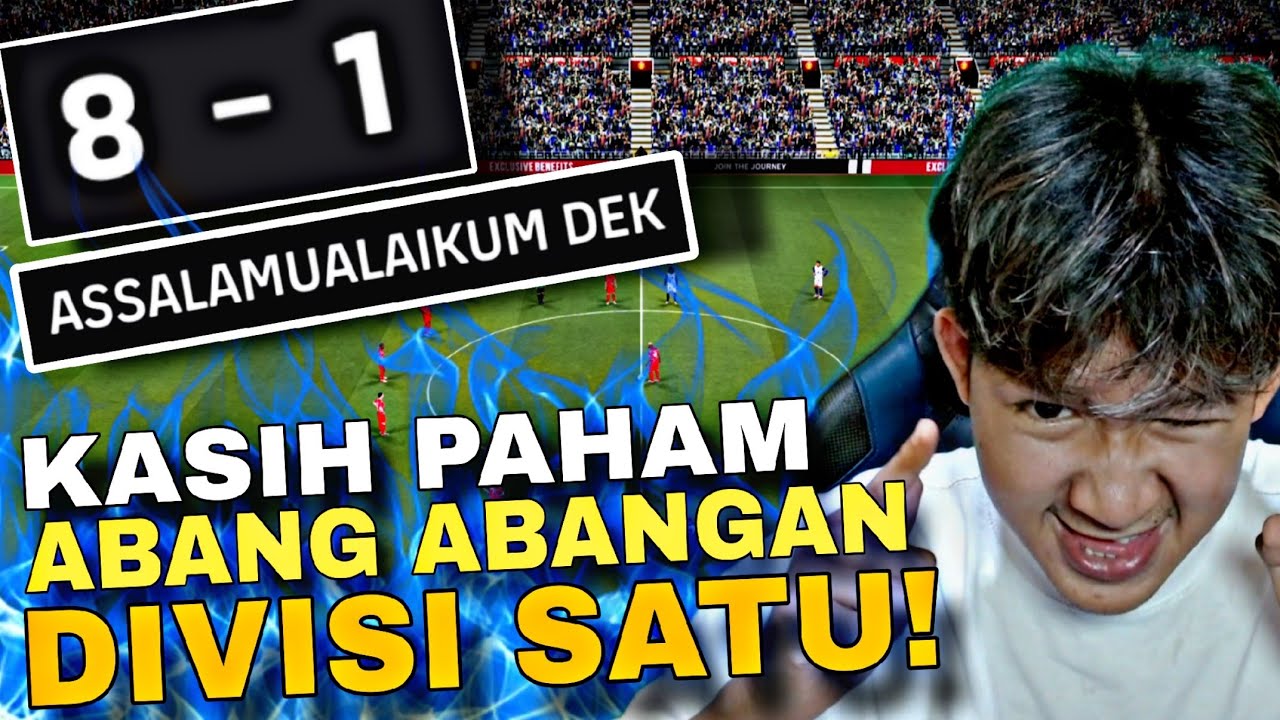 TANPA AMPUN KASIH PAHAM ABANG ABANGAN DIVISI 1! eFootball 2026 Mobile