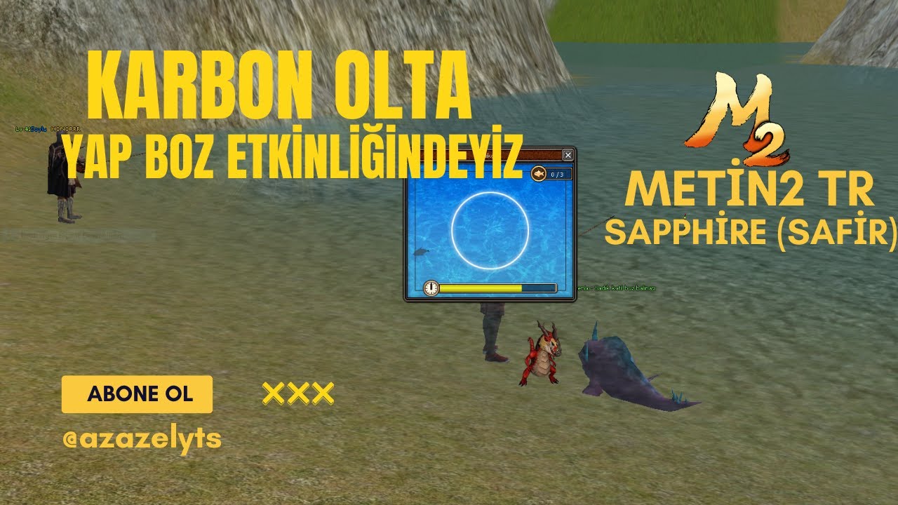 Live : Safir Sunucusu Karbon Olta İle Balık Etkinliği !
