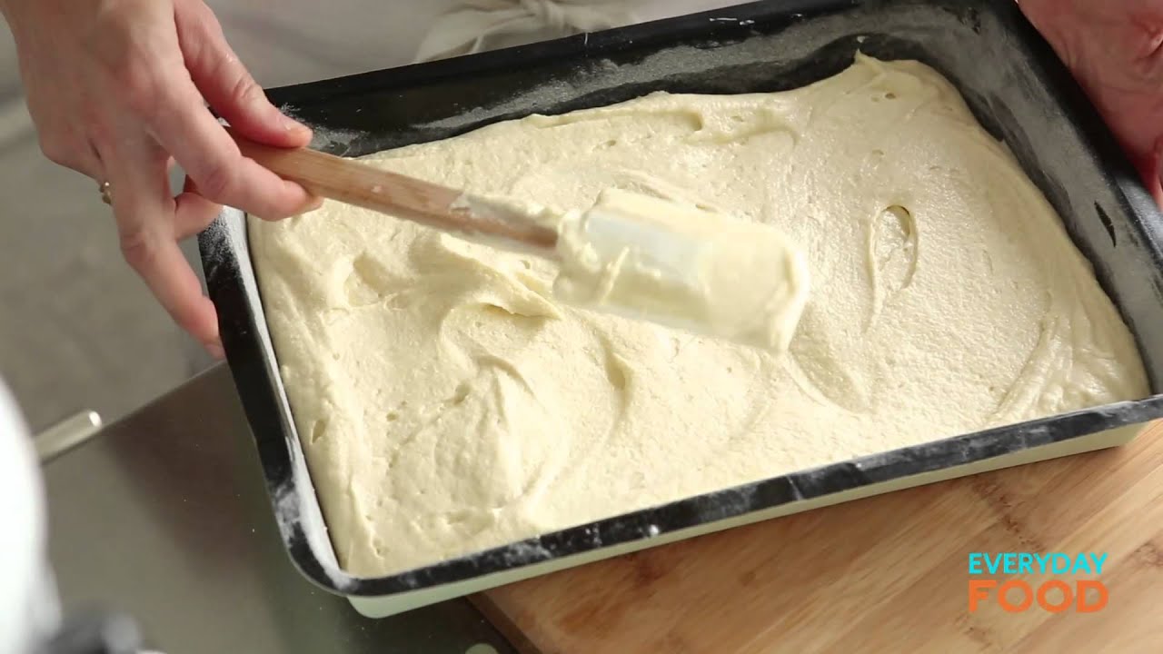 Vanilla Sheet Cake with Malted-Milk-Chocolate Frosting | Everyday Food with Sarah Carey