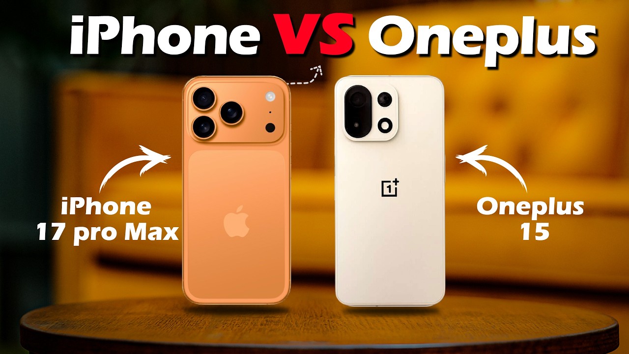 iPhone 17 Pro Max vs OnePlus 15 &ndash; Best Flagship 2025? Full Review & Performance Test