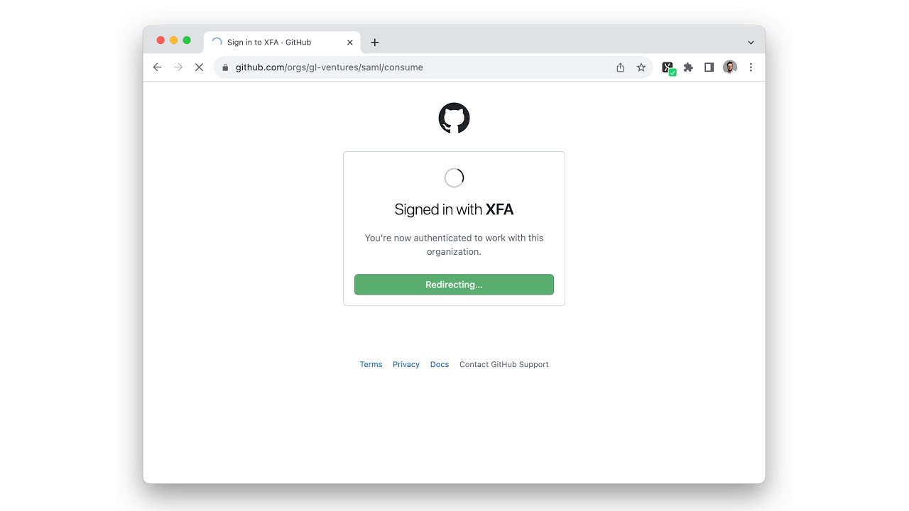 XFA Connect - Github Enterprise Demo