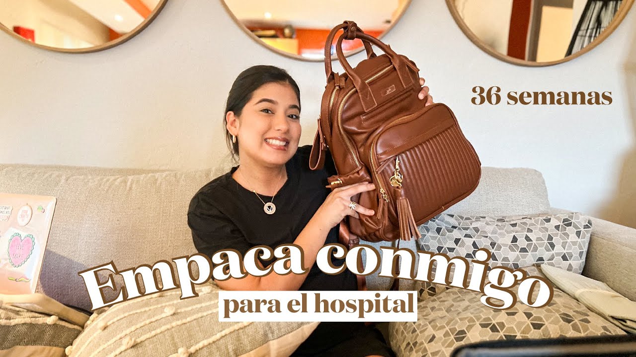 Empacando la pañalera y maleta del hospital (9 meses) wohooo