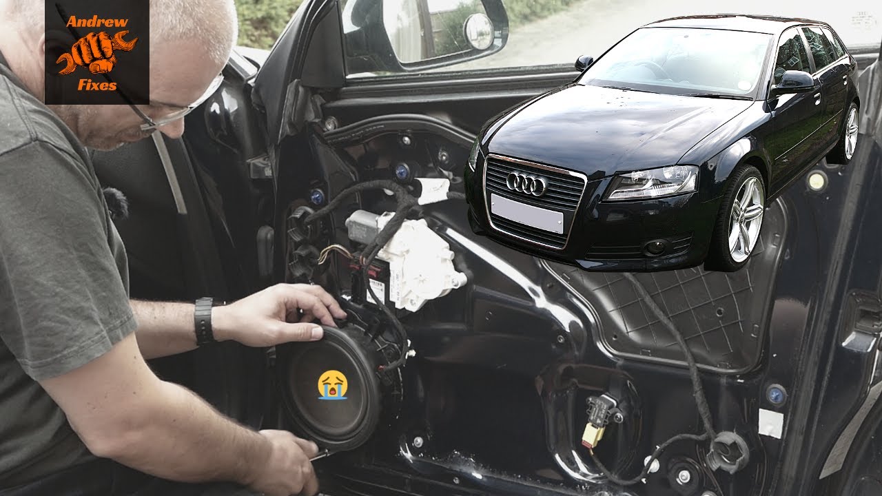 Missy Elliott broke my speakers 🤣| Audi A3 speakers not working - speaker replacement