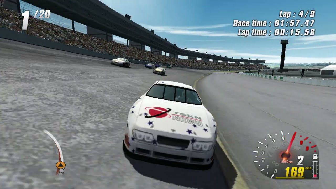 TOCA Race Driver 2 - Texas Speedway - Championship Stockcar - PC Gameplay [HD]