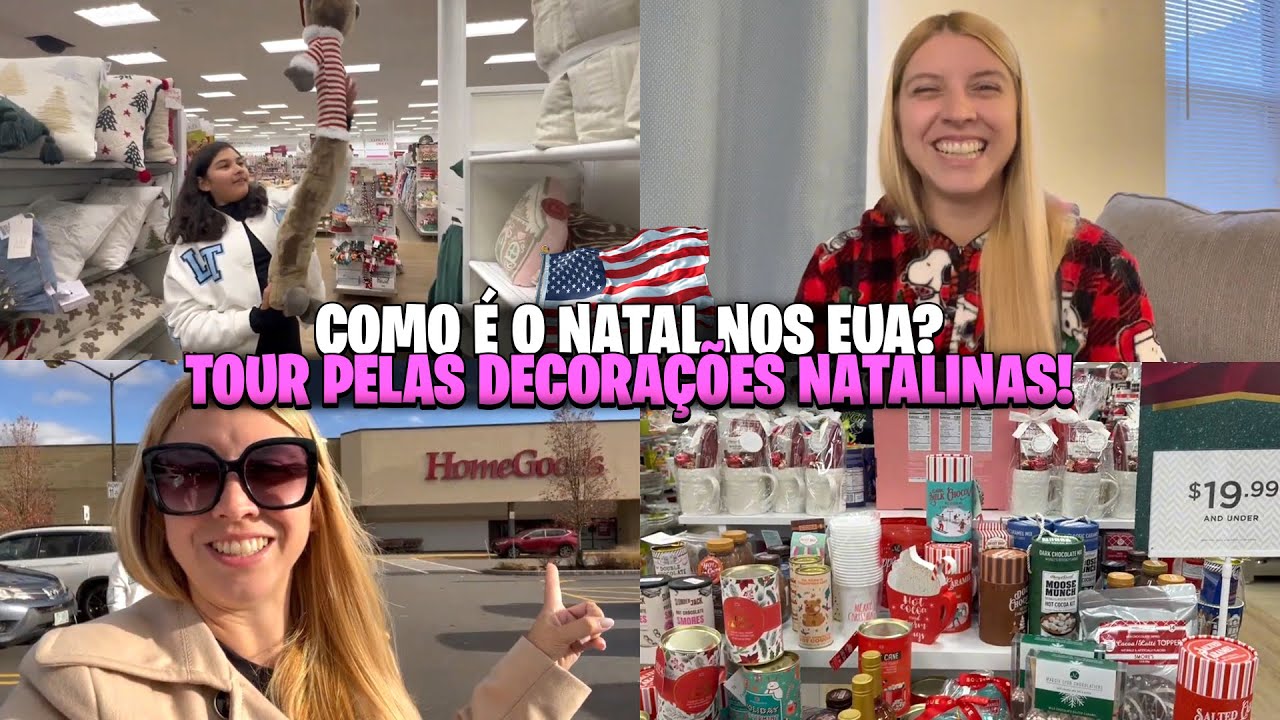 MEU NATAL NOS EUA: TRADIÇÕES + TOUR PELAS DECORAÇÕES INCRÍVEIS!