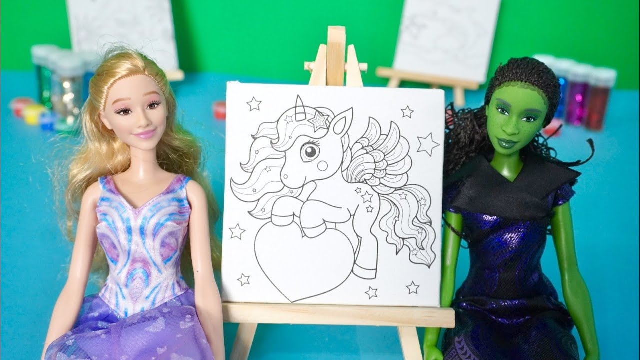 Drawing for Kids with Elphaba & Glinda | Fun & Easy Art Activities for Toddlers and Preschools